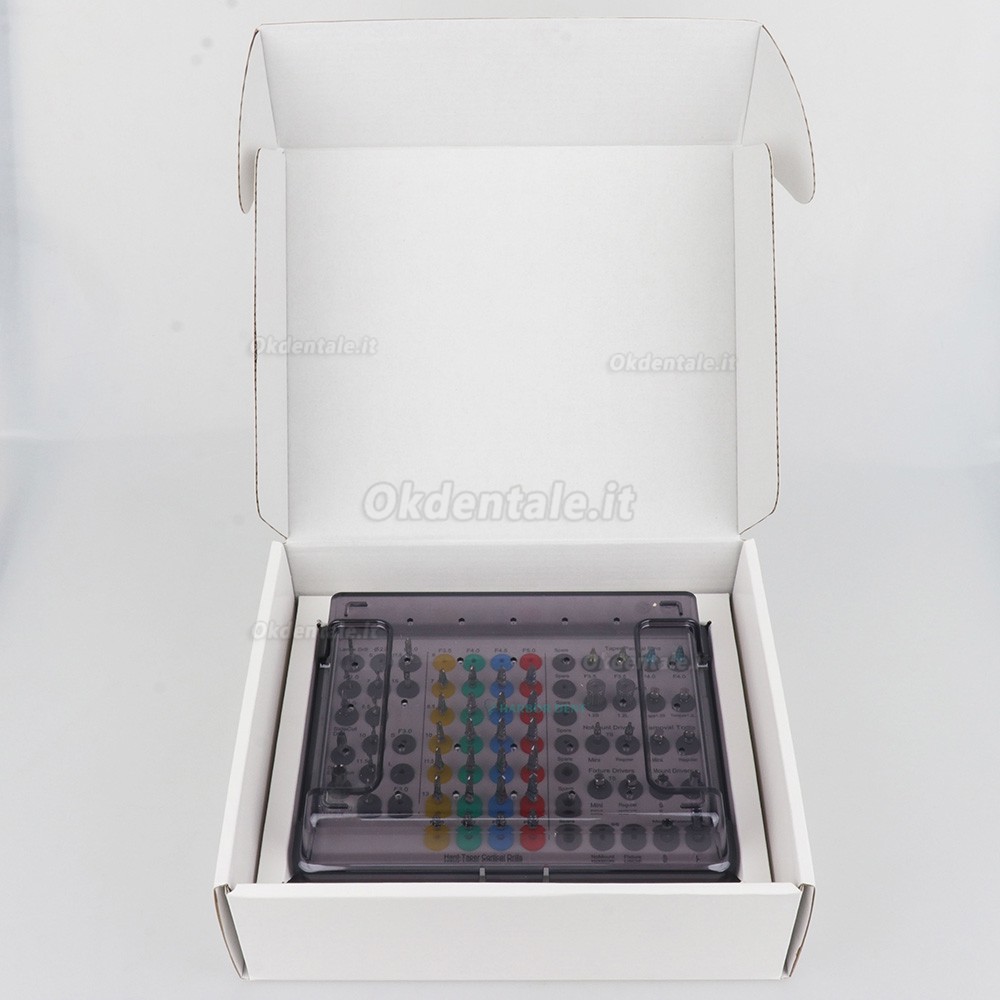 Kit chirurgico universale per impianti conici, Guida per frese elicoidali Hiossen stile OSSTEM